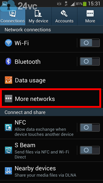 Select More Networks. 