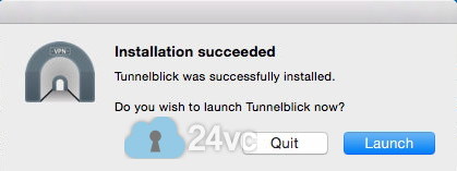 Launch tunnelblick